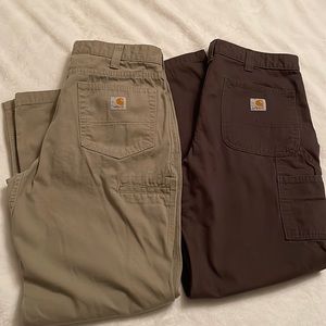 Men’s Carhartt Pants Relaxed Fit Bundle - Size 34x32